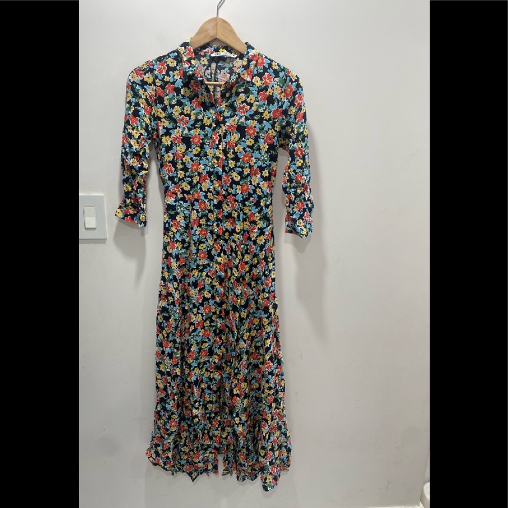 Zara long floral dress - Picture 2 of 4